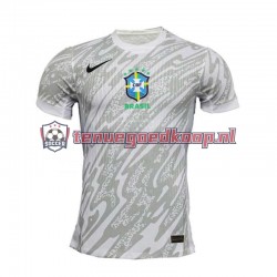 Thuis Tenue van Brazilië Keepersshirt Copa America Heren 2024 Korte Mouw