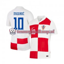 Thuis Tenue van Kroatië Luca Modric 10 Heren EK 2024 Korte Mouw