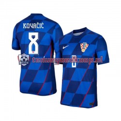 Uit Tenue van Kroatië Mateo Kovacic 8 Heren EK 2024 Korte Mouw