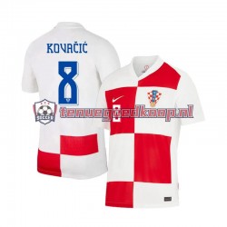 Thuis Tenue van Kroatië Mateo Kovacic 8 Heren EK 2024 Korte Mouw