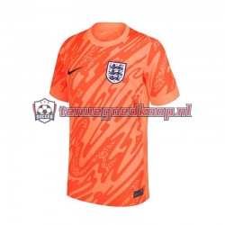 Thuis Tenue van Engeland Keepersshirt Heren EK 2024 Korte Mouw Oranje