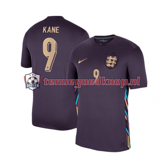 Uit Tenue van Engeland Harry Kane 10 Heren EK 2024 Korte Mouw