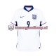 Thuis Tenue van Engeland Harry Kane 9 Heren EK 2024 Korte Mouw Wit