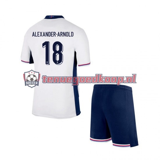 Thuis Tenue van Engeland Trent Alexander-Arnold 18 Kind 2-13 jaar EK 2024 Korte Mouw