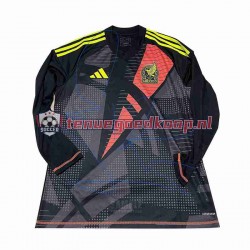 Thuis Tenue van Mexico Keepersshirt Copa America Heren 2024 Lange Mouw Zwart