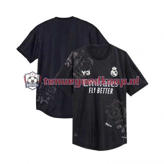 4de Tenue van Real Madrid Keepersshirt Y-3 Heren 2023-24 Korte Mouw Zwart