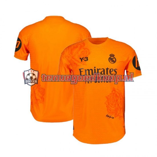 3de Tenue van Real Madrid Keepersshirt Y3 Heren 2023-24 Korte Mouw Oranje