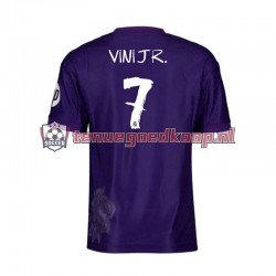 4de Tenue van Real Madrid Vinicius Junior 7 Y-3 Heren 2023-24 Korte Mouw Paars