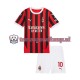 Thuis Tenue van AC Milan Rafael Leao 10 Kind 2-13 jaar 2024-25 Korte Mouw