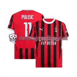 Thuis Tenue van AC Milan UCL Font PULISIC 11 Heren 2024-25 Korte Mouw