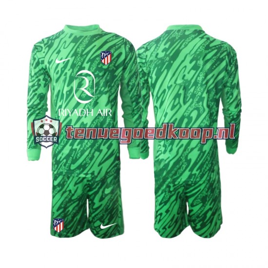 Uit Tenue van Atlético Madrid Keepersshirt Kind 2-13 jaar 2024-25 Lange Mouw