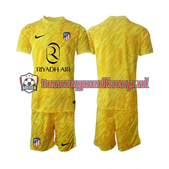 3de Tenue van Atlético Madrid Keepersshirt Kind 2-13 jaar 2024-25 Korte Mouw