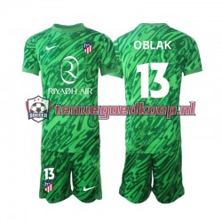 Uit Tenue van Atlético Madrid Keepersshirt Jan Oblak 13 Kind 2-13 jaar 2024-25 Korte Mouw