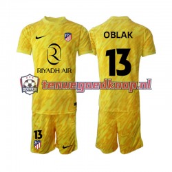 3de Tenue van Atlético Madrid Keepersshirt Jan Oblak 13 Kind 2-13 jaar 2024-25 Korte Mouw