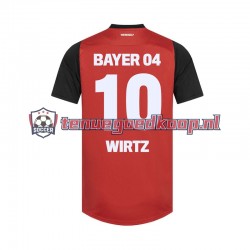 Thuis Tenue van Bayer 04 Leverkusen Florian Wirtz 10 Heren 2024-25 Korte Mouw