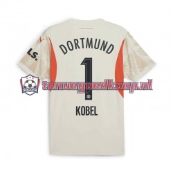 Thuis Tenue van Borussia Dortmund Keepersshirt Gregor Kobel 1 Heren 2024-25 Korte Mouw