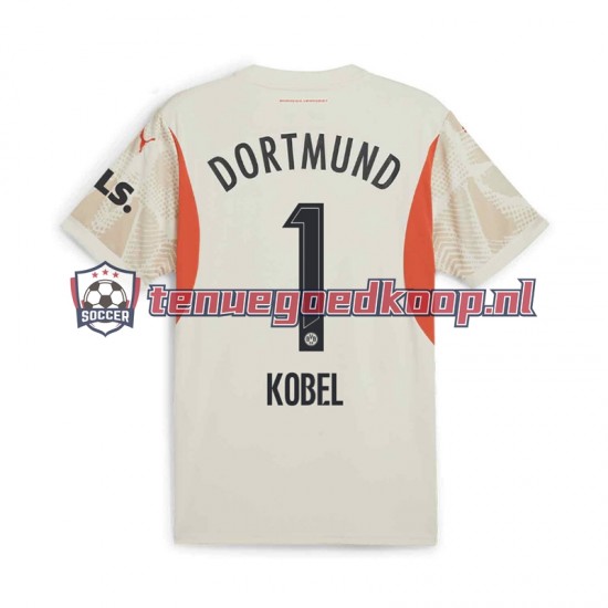 Thuis Tenue van Borussia Dortmund Keepersshirt Gregor Kobel 1 Heren 2024-25 Korte Mouw