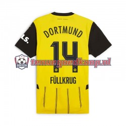 Thuis Tenue van Borussia Dortmund Niclas Fullkrug 14 Heren 2024-25 Korte Mouw