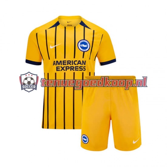 Uit Tenue van Brighton Hove Albion Kind 2-13 jaar 2024-25 Korte Mouw