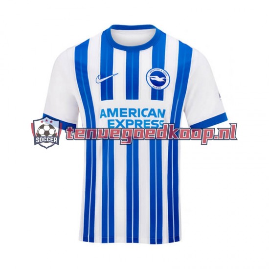 Thuis Tenue van Brighton Hove Albion Heren 2024-25 Korte Mouw