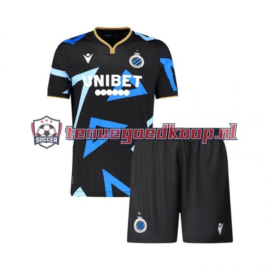 4de Tenue van Club Brugge Kind 2-13 jaar 2023-24 Korte Mouw