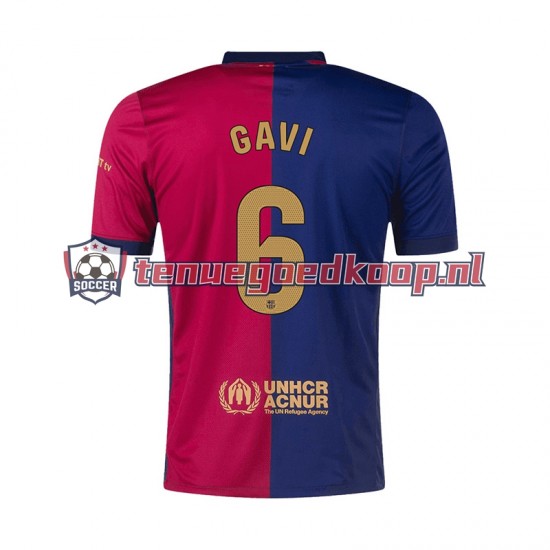 Thuis Tenue van FC Barcelona GAVI 6 Heren 2024-25 Korte Mouw