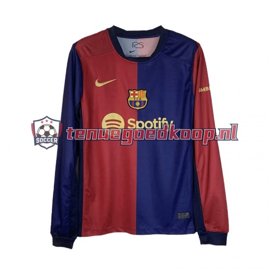 Thuis Tenue van FC Barcelona Heren 2024-25 Lange Mouw