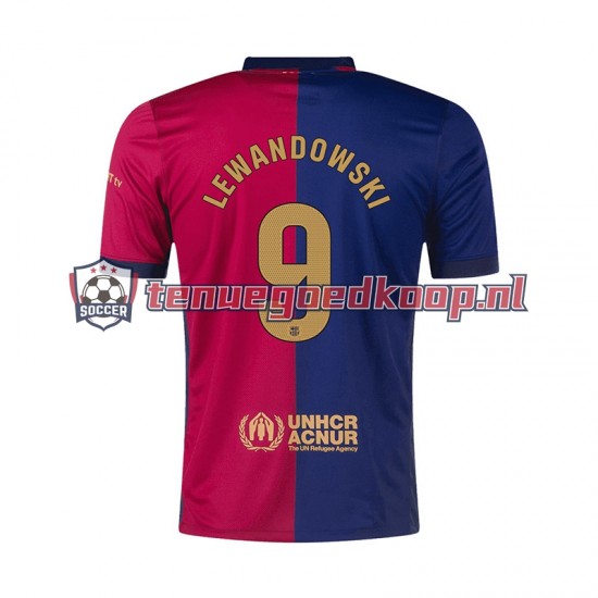 Thuis Tenue van FC Barcelona Robert Lewandowski 9 Heren 2024-25 Korte Mouw