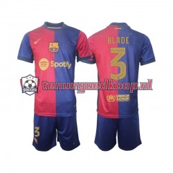 Thuis Tenue van FC Barcelona UCL Font Blade 3 Kind 2-13 jaar 2024-25 Korte Mouw