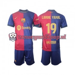 Thuis Tenue van FC Barcelona UCL Font Lamine Yamal 19 Kind 2-13 jaar 2024-25 Korte Mouw