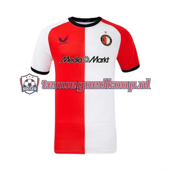 Thuis Tenue van Feyenoord Rotterdam Heren 2024-25 Korte Mouw