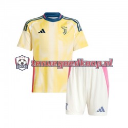 Uit Tenue van Juventus Kind 2-13 jaar 2024-25 Korte Mouw