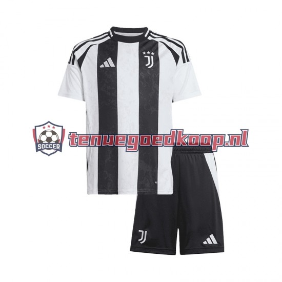 Thuis Tenue van Juventus Kind 2-13 jaar 2024-25 Korte Mouw