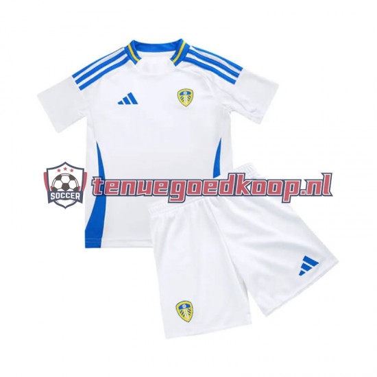 Thuis Tenue van Leeds United Kind 2-13 jaar 2024-25 Korte Mouw