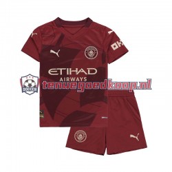 3de Tenue van Manchester City Kind 2-13 jaar 2024-25 Korte Mouw