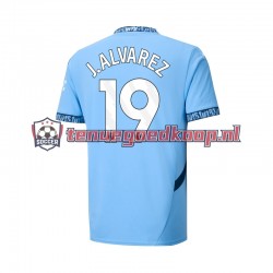 Thuis Tenue van Manchester City Julian Alvarez 19 Heren 2024-25 Korte Mouw