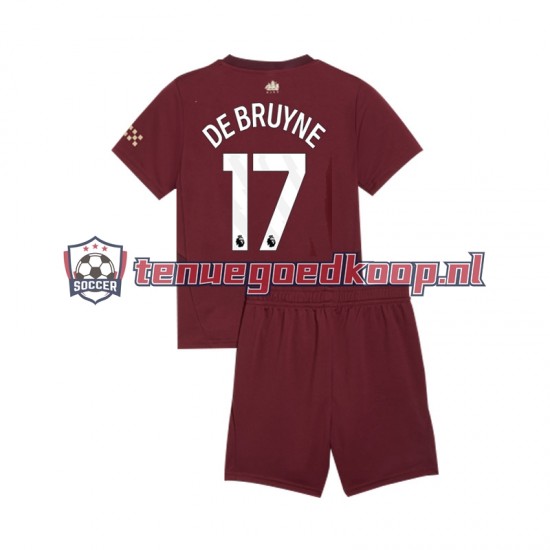 3de Tenue van Manchester City Kevin De Bruyne Kind 2-13 jaar 2024-25 Korte Mouw