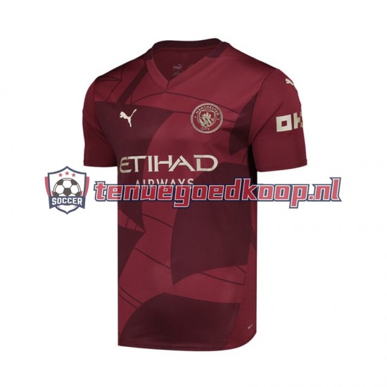 3de Tenue van Manchester City Heren 2024-25 Korte Mouw