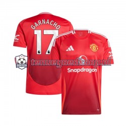 Thuis Tenue van Manchester United Alejandro Garnacho 17 Heren 2024-25 Korte Mouw Rood