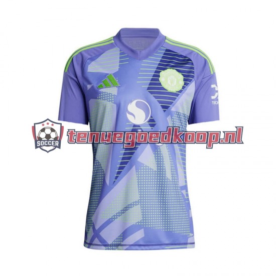 Thuis Tenue van Manchester United Keepersshirt Heren 2024-25 Korte Mouw