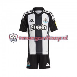 Thuis Tenue van Newcastle United Kind 2-13 jaar 2024-25 Korte Mouw Zwart