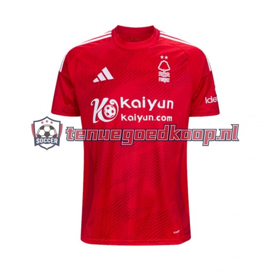 Thuis Tenue van Nottingham Forest Heren 2024-25 Korte Mouw