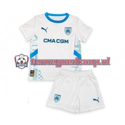 Thuis Tenue van Olympique Marseille Kind 2-13 jaar 2024-25 Korte Mouw