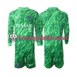 Uit Tenue van Paris Saint-Germain Keepersshirt Kind 2-13 jaar 2024-25 Lange Mouw