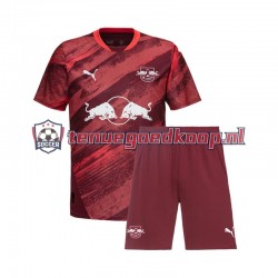 Uit Tenue van RB Leipzig Kind 2-13 jaar 2024-25 Korte Mouw