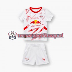 Thuis Tenue van RB Leipzig Kind 2-13 jaar 2024-25 Korte Mouw