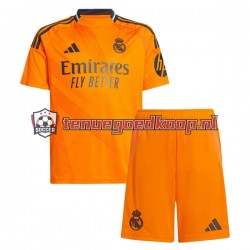 Uit Tenue van Real Madrid Kind 2-13 jaar 2024-25 Korte Mouw