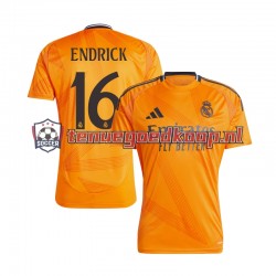 Uit Tenue van Real Madrid ENDRICK 16 Heren 2024-25 Korte Mouw