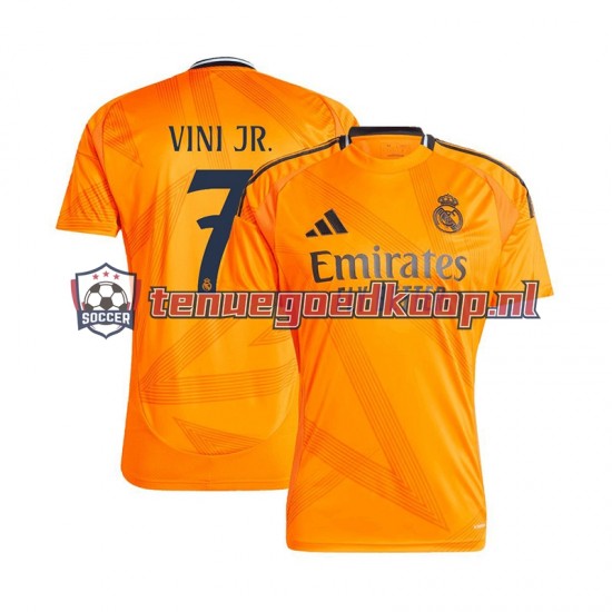 Uit Tenue van Real Madrid VINI JR 7 Heren 2024-25 Korte Mouw