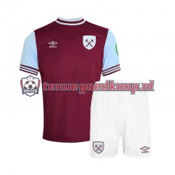 Thuis Tenue van West Ham United Kind 2-13 jaar 2024-25 Korte Mouw